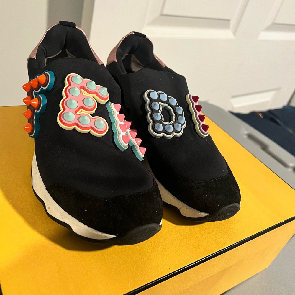 COPY - Fendi logo slip on sneaker.